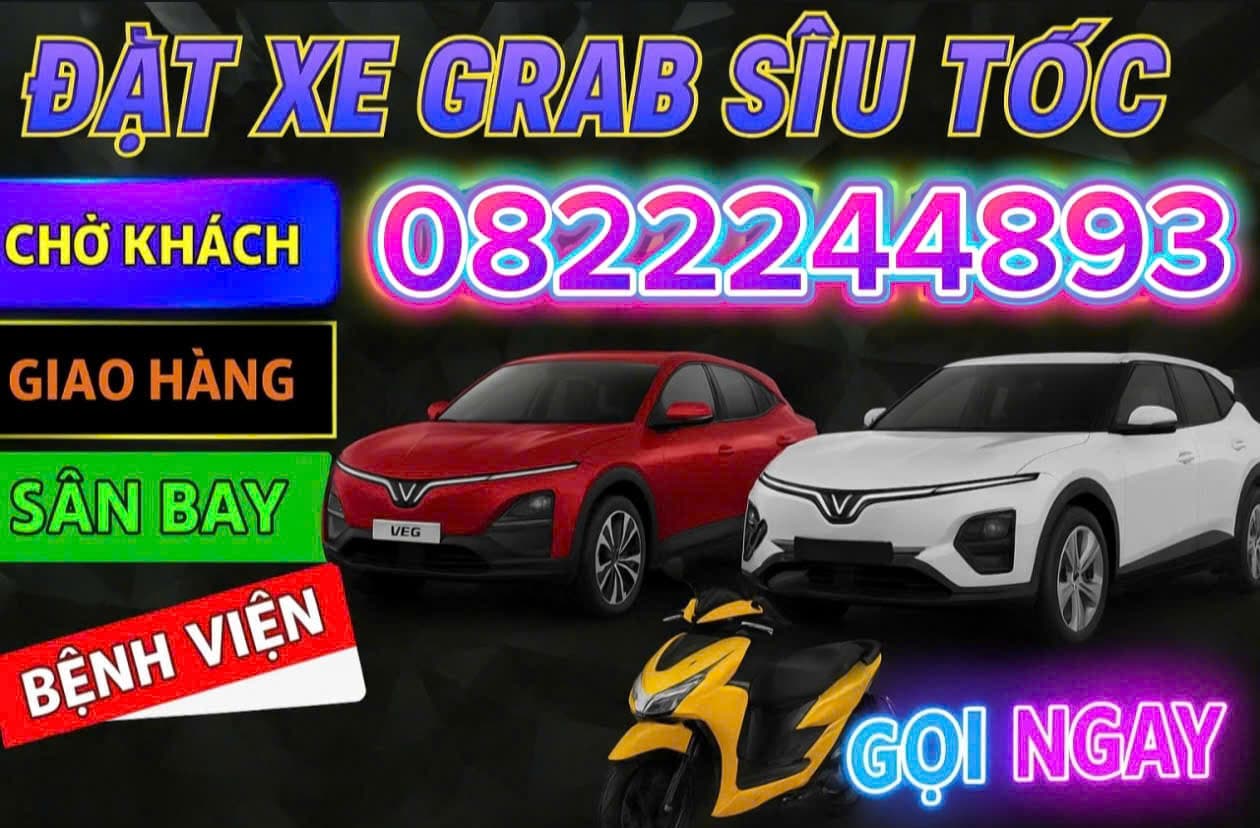 XE ÔM GRAB MỸ QUÝ TÂY ĐỨC HUỆ ☎️ 0559023567