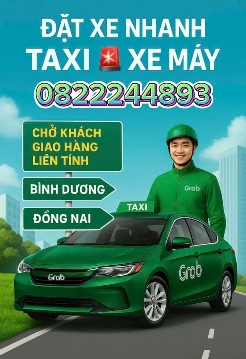 XE ÔM GRAB HIỆP AN THỦ DẦU MỘT ☎️ 0559023567
