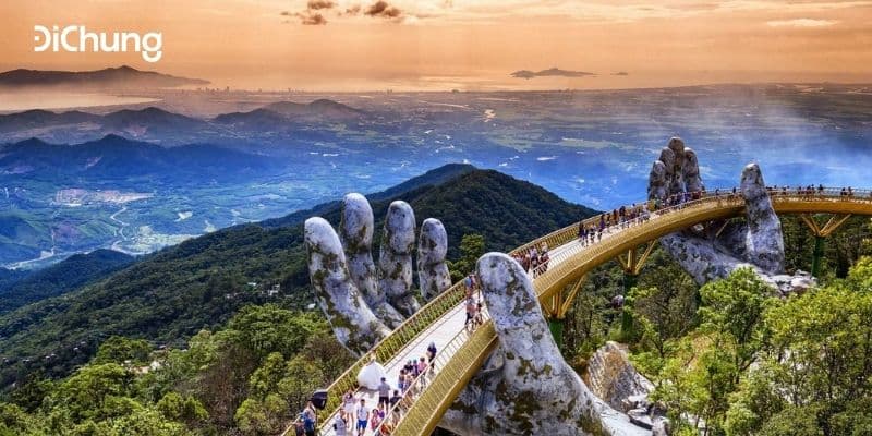 Du lịch Cầu Vàng Đà Nẵng – Lịch trình, giá vé, cách di chuyển