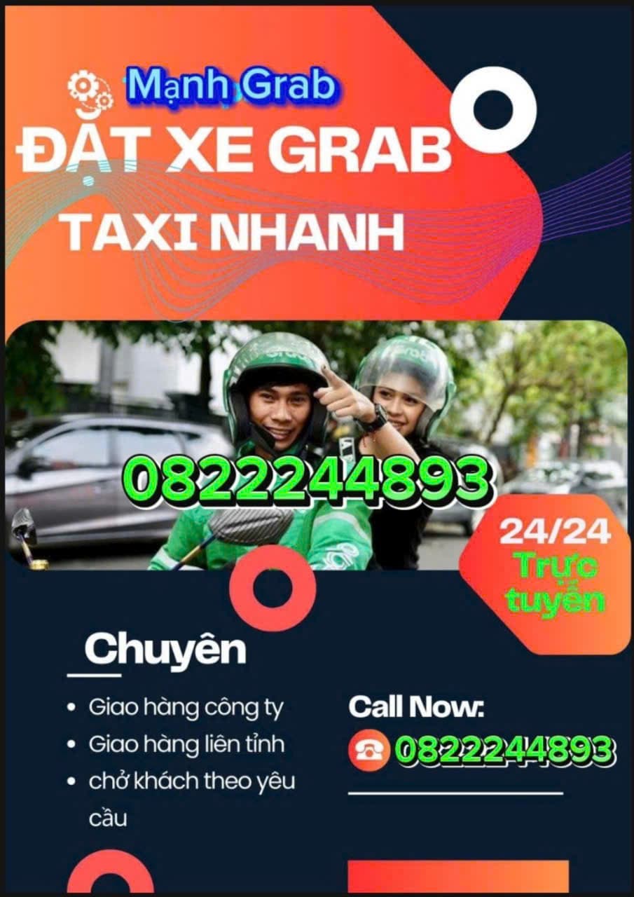 XE ÔM GRAB SÔNG THAO TRẢNG BOM ☎️ 0559023567