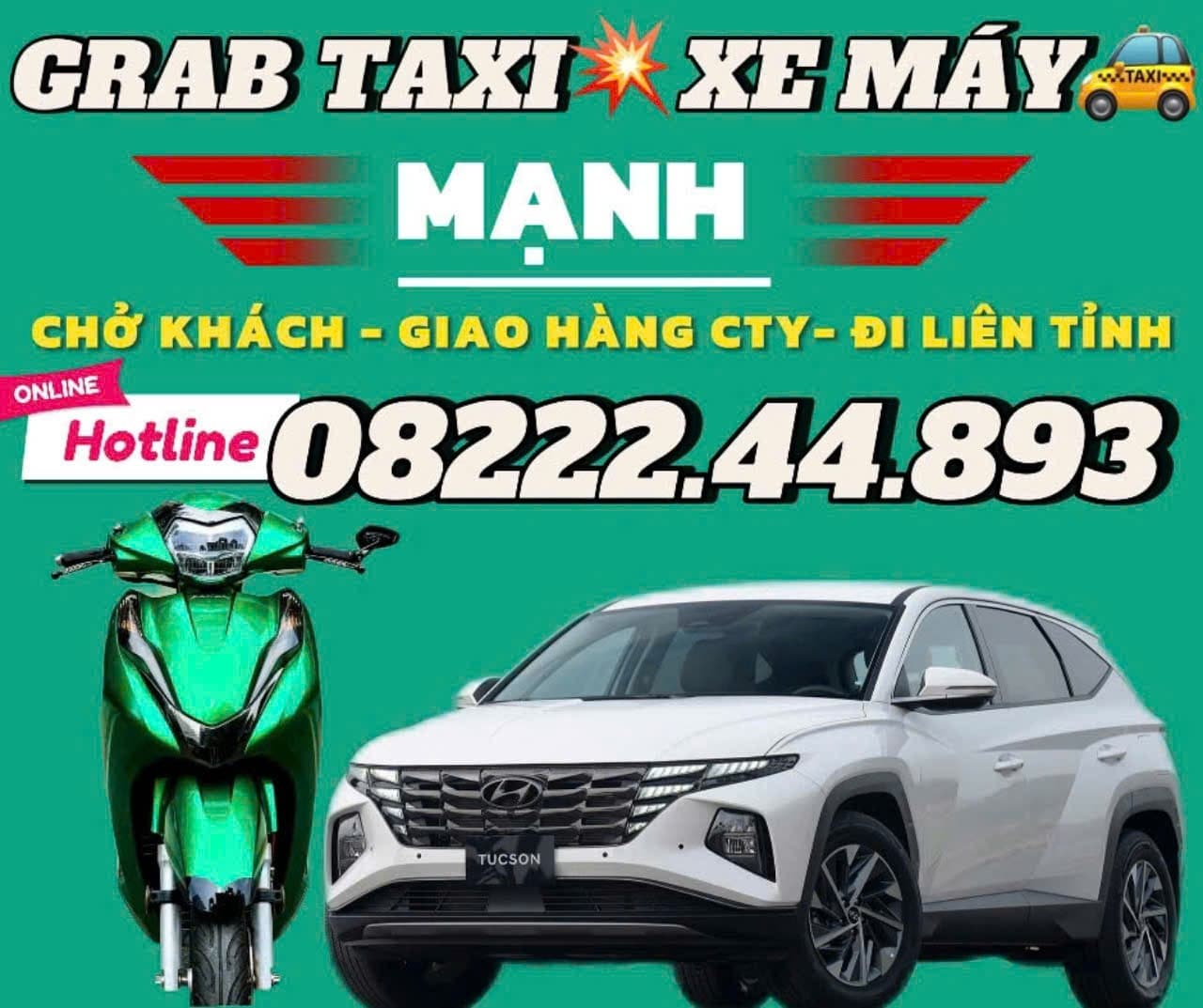 XE ÔM GRAB MỸ HẠNH NAM ĐỨC HÒA ☎️ 0559023567