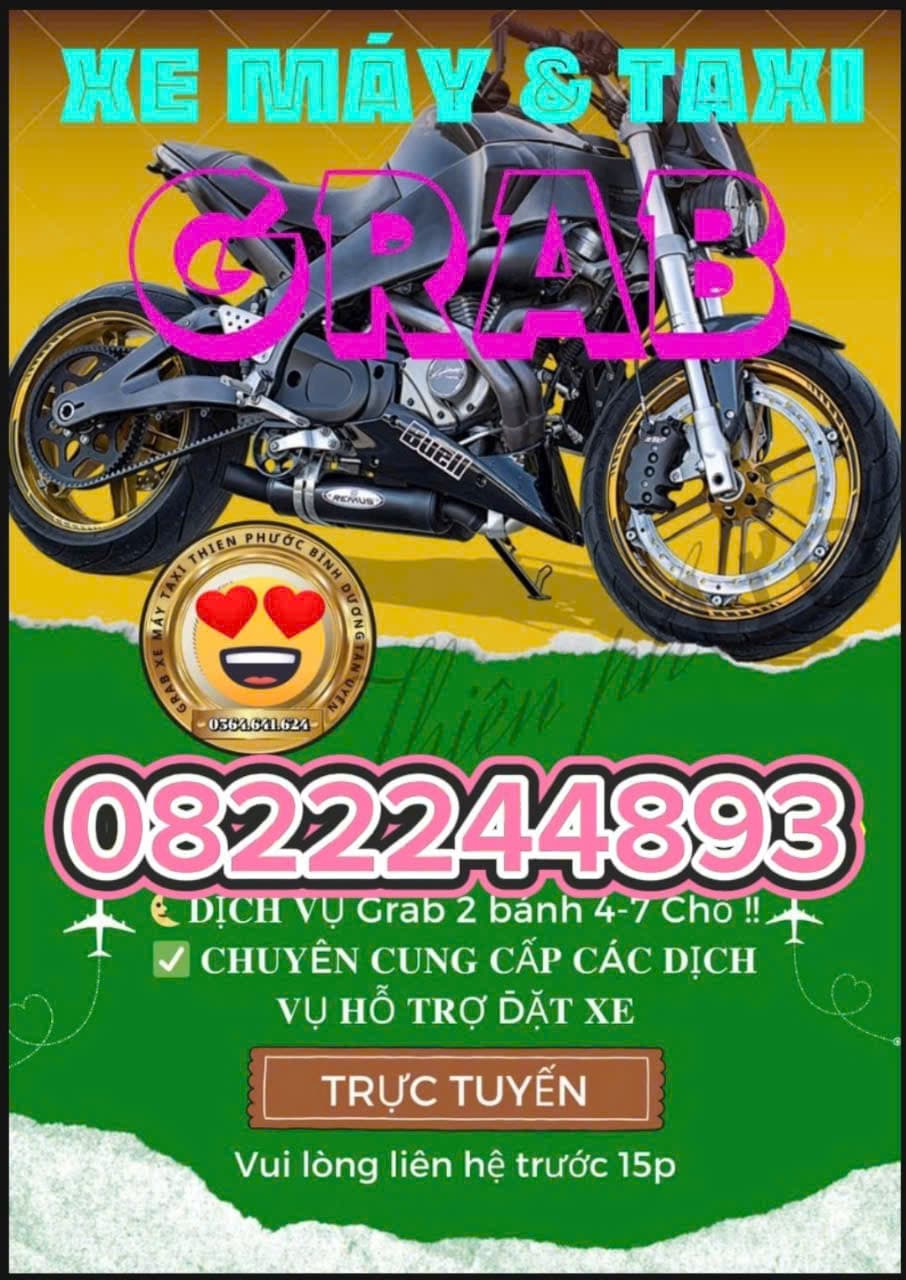 XE ÔM GRAB BÌNH AN LONG THÀNH ☎️ 0559023567